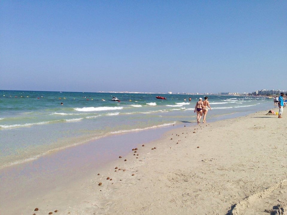 Schöner grosser Strand  Hotel El Mouradi Mahdia