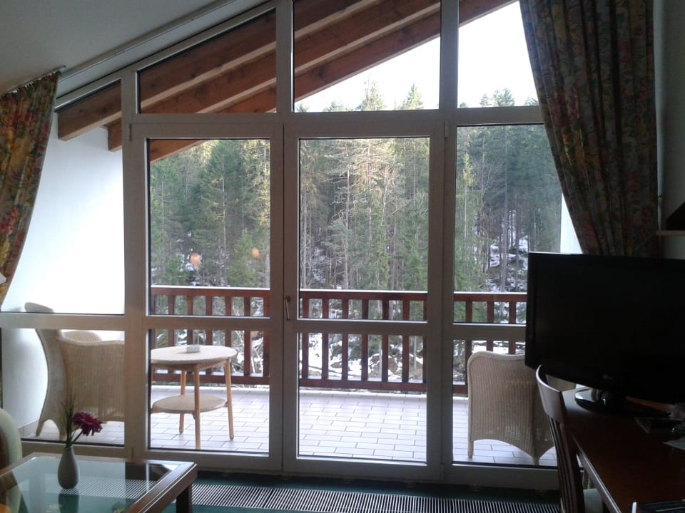 Ausblick vom Zimmer Hotel Am Badersee