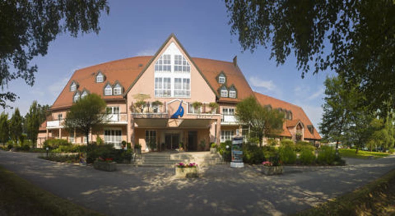 Hoteleingang Strandhotel Seehof