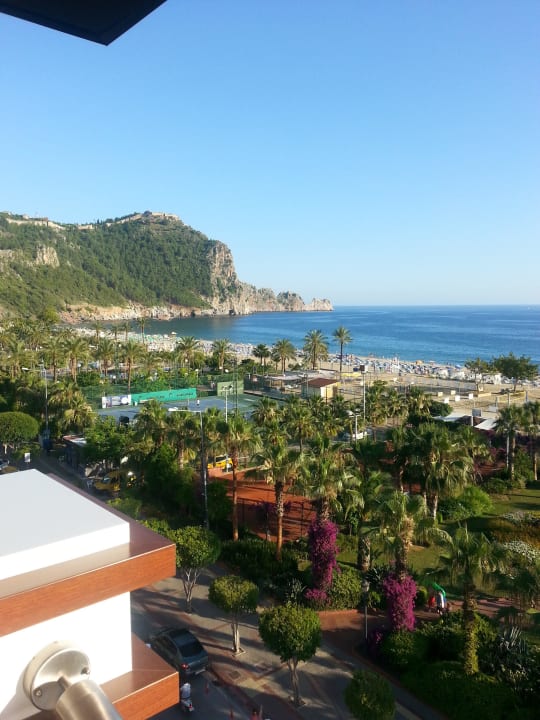 Ausblick vom Speiseraum Gardenia Hotel