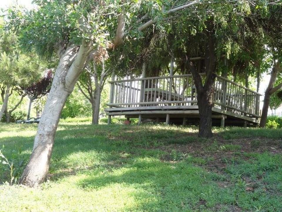 Aussichtsplattform im Garten Trendy Aspendos Beach Hotel