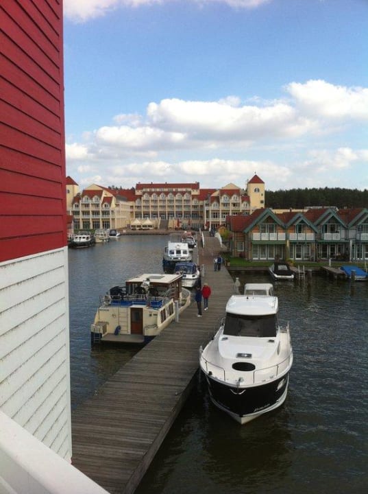 Hotel von der Leuchtturm Brücke Precise Resort Hafendorf Rheinsberg
