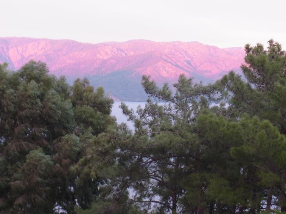 Sonnenuntergang Blick vom Balkon Labranda Mares Marmaris