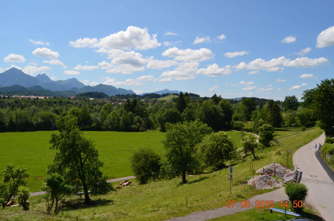 Ausblick vom Balkon Pension Schrade
