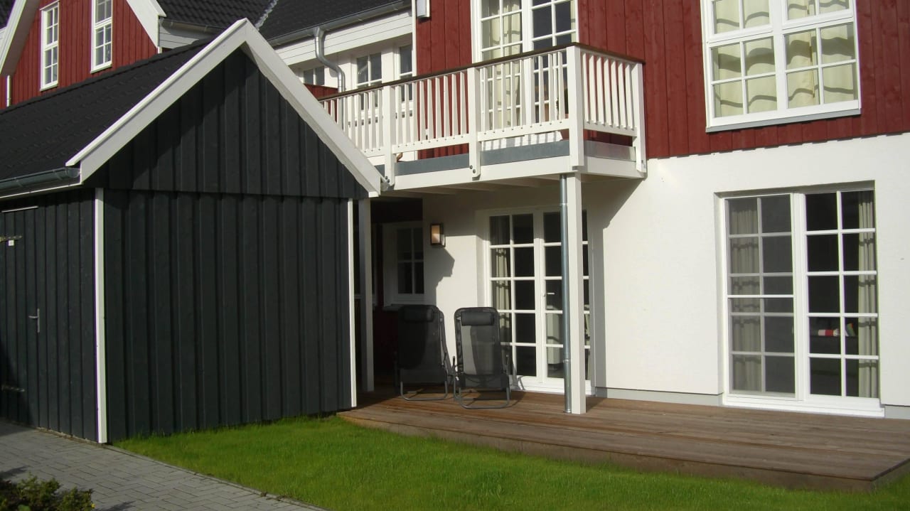 Die Terrasse der "Kleinen Brise" Ferienwohnung Kleine Brise