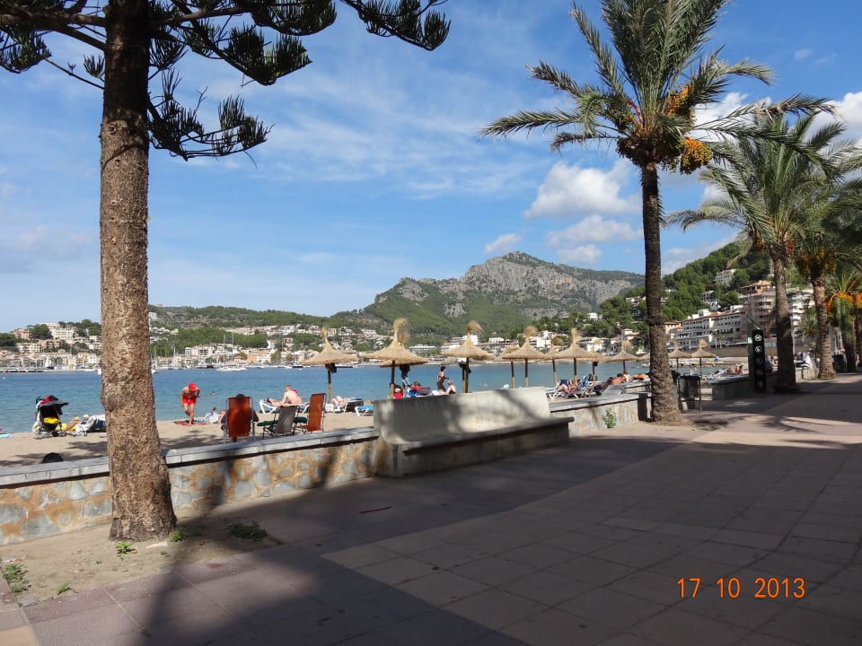 Blick nach rechts Hotel Los Geranios