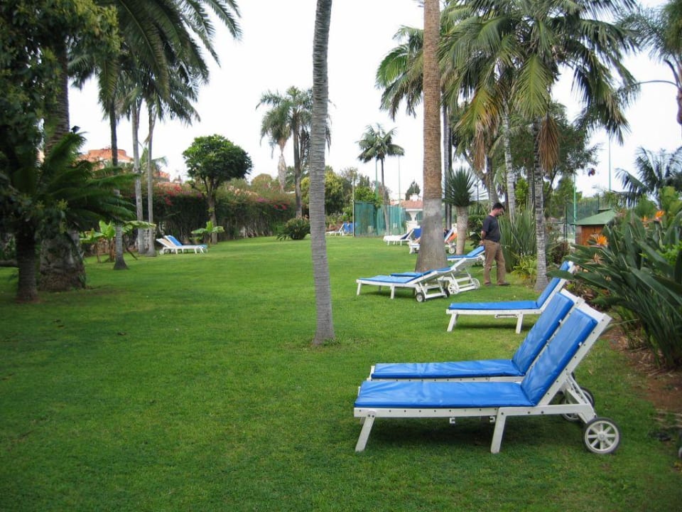 Hinterer Bereich der Liegewiese Hotel Best Semiramis