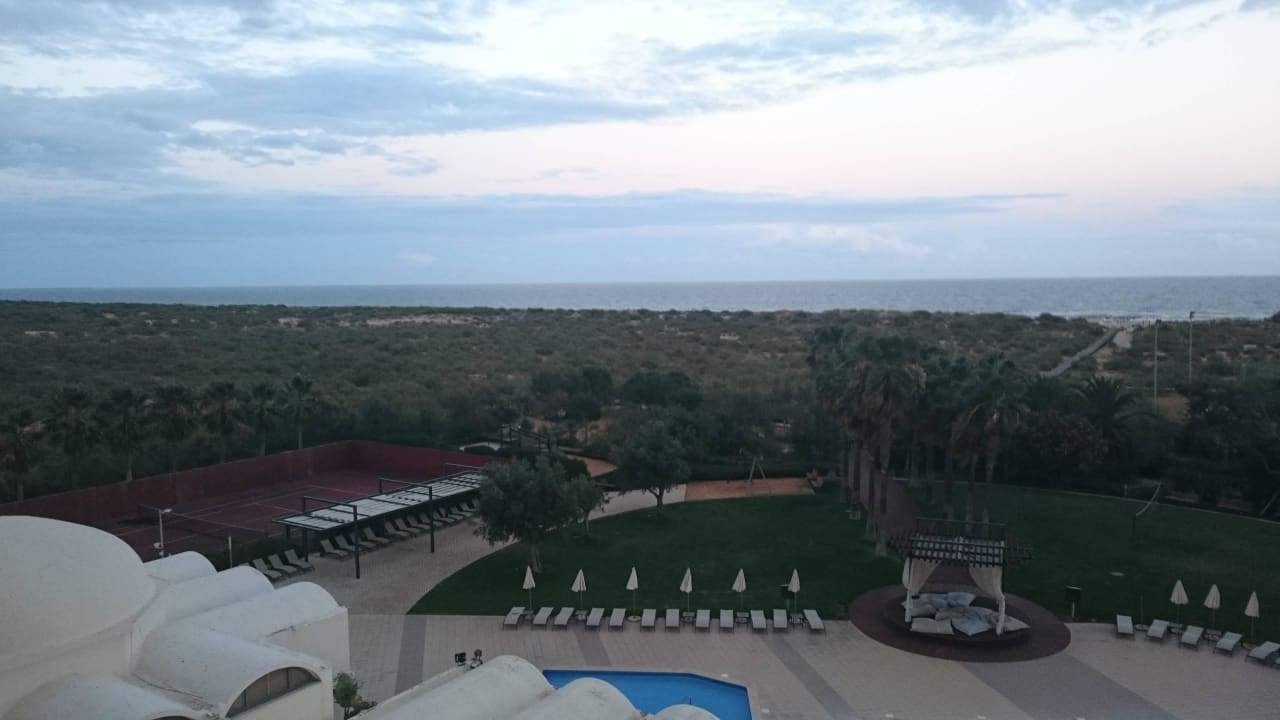 Blick vom Balkon Ozadi Altura Beach Resort