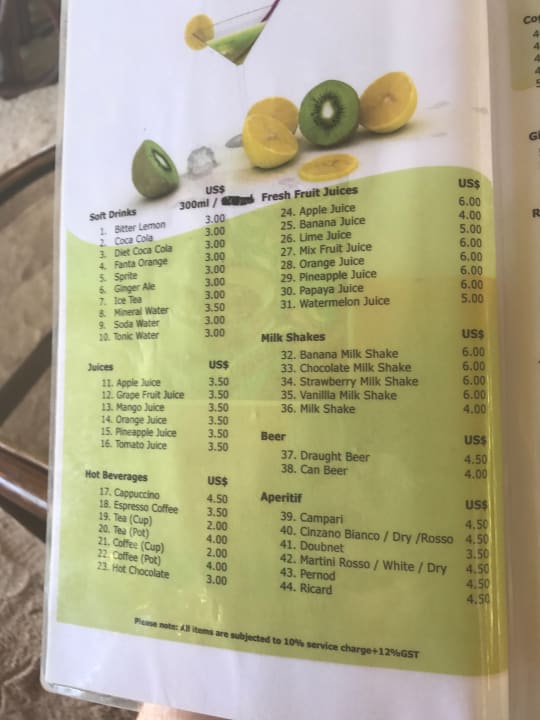 Restaurant Angaga Island Resort