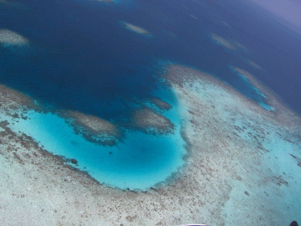 Wahnsinn! Blick aus dem Air Taxi Summer Island Maldives