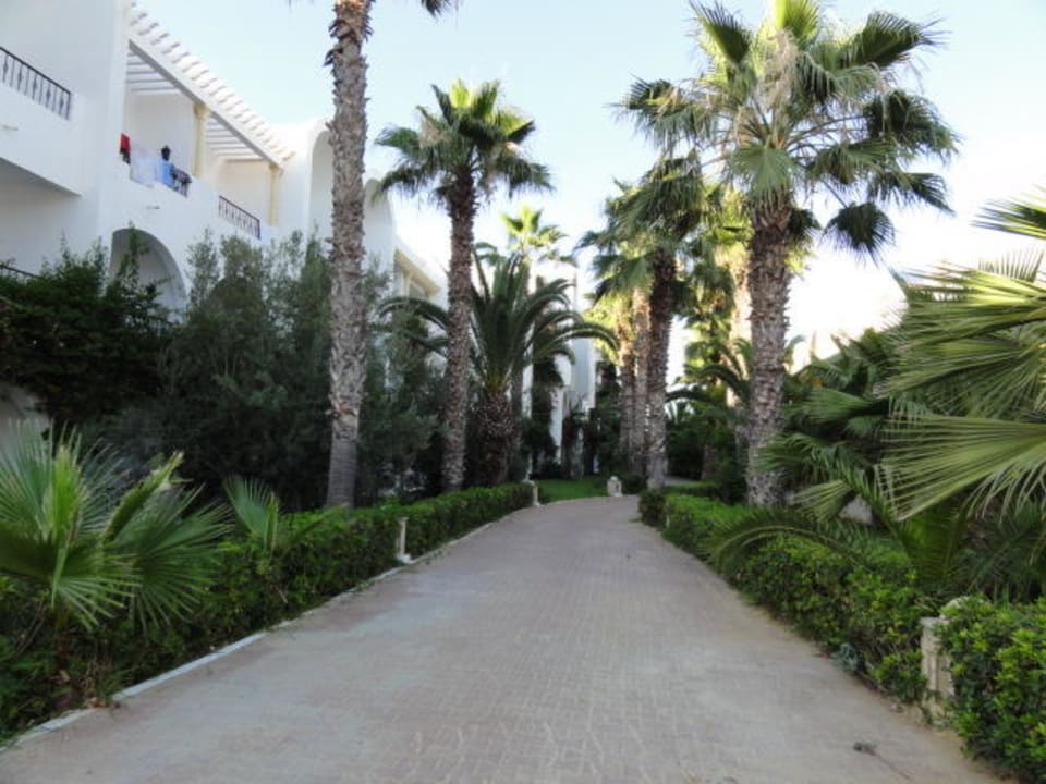 Weg zu den Zimmern Hotel Nesrine