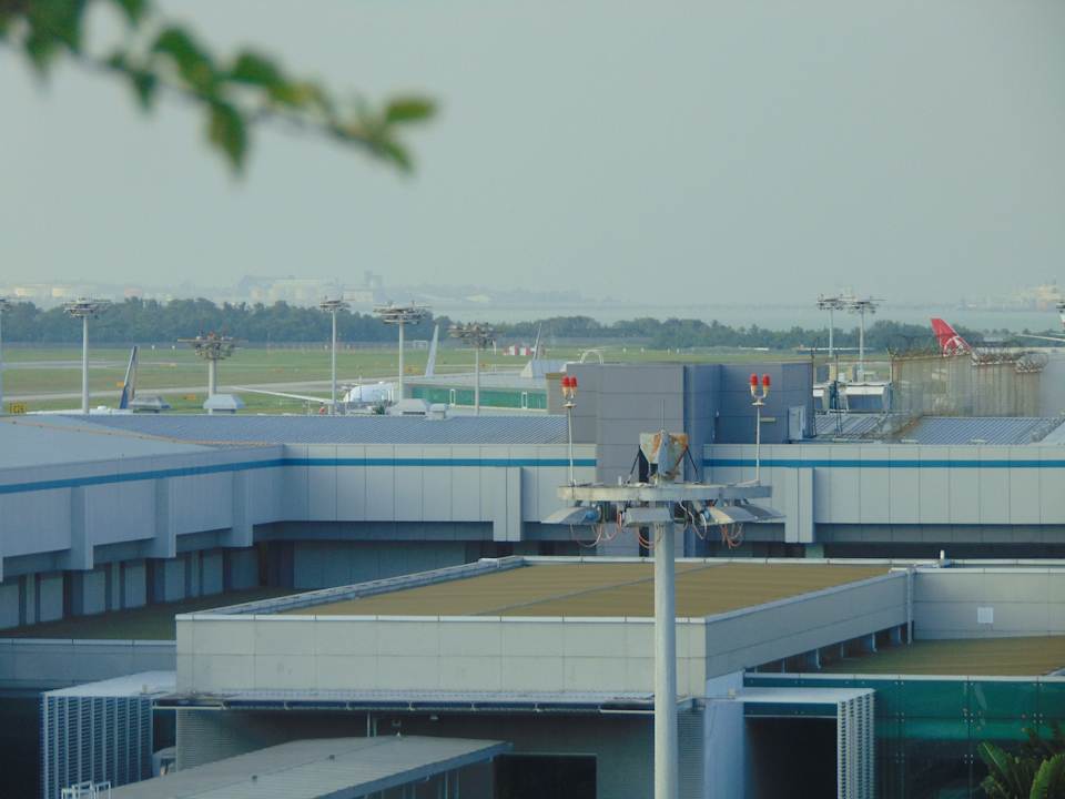 Ausblick Hotel Crowne Plaza Changi Airport