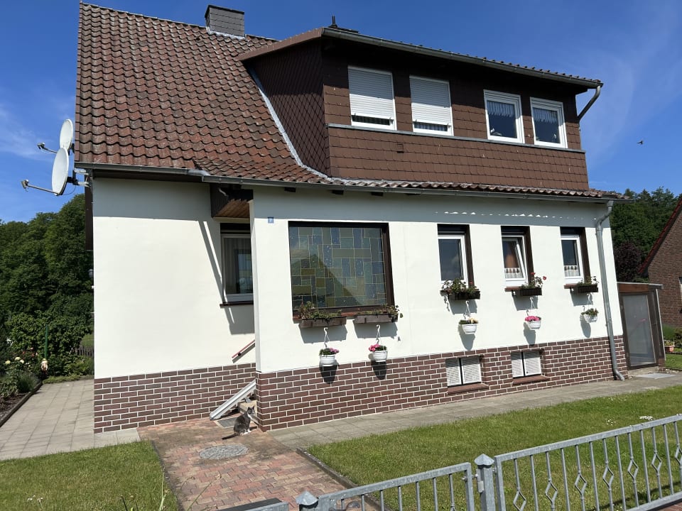 Außenansicht Ferienwohnung Winzenburg in der Nähe vom Steinhuder Meer und Dinopark Münchehagen