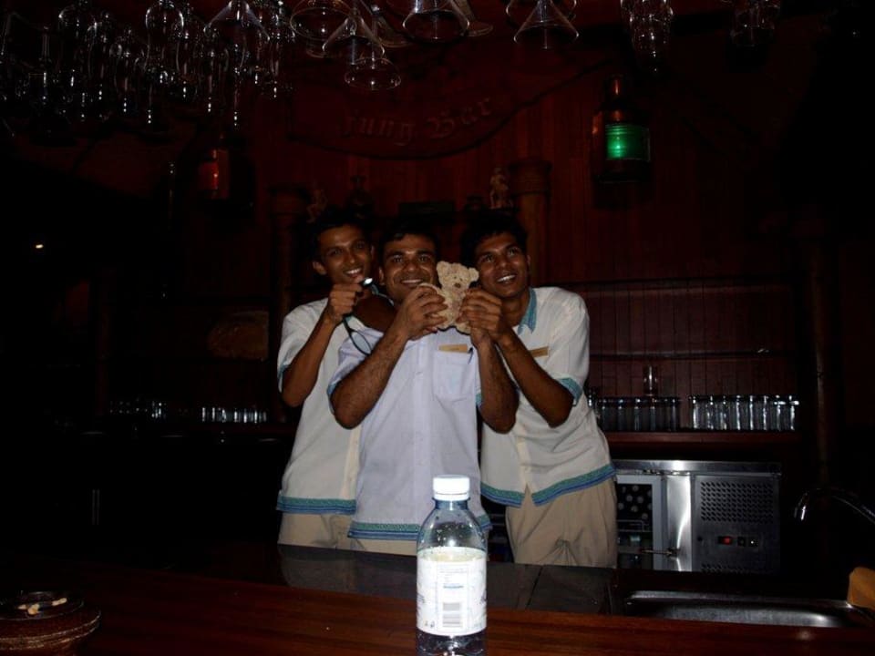 Lustiges Personal Kuramathi Maldives