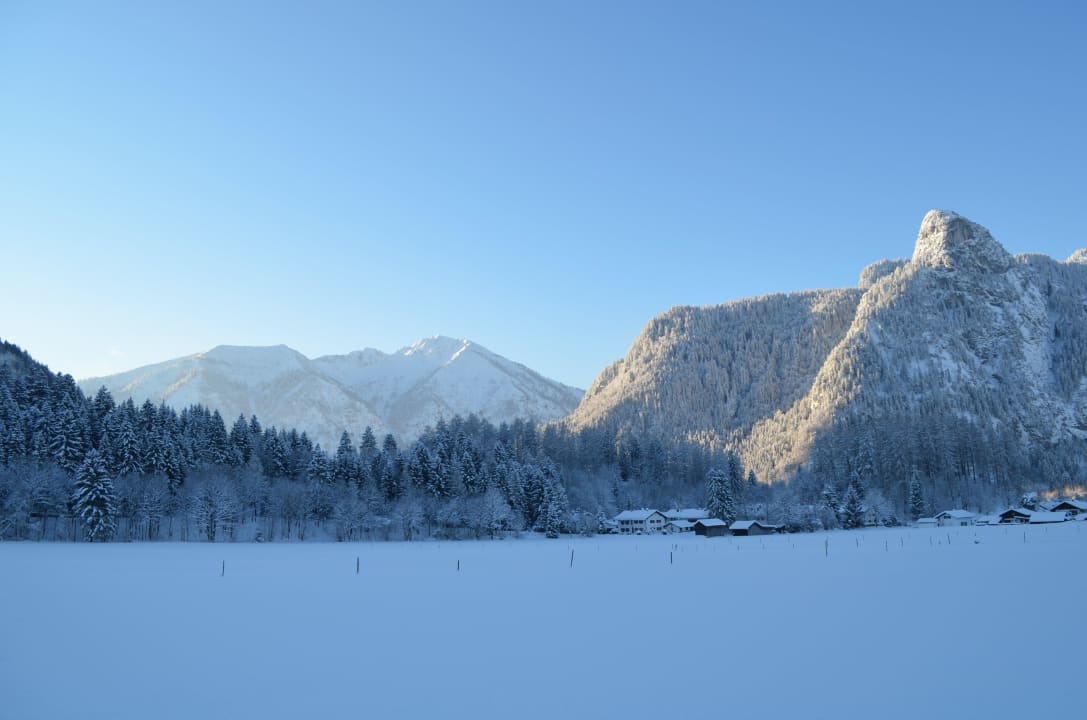 Oberammergau Winter Ferienhaus Fux