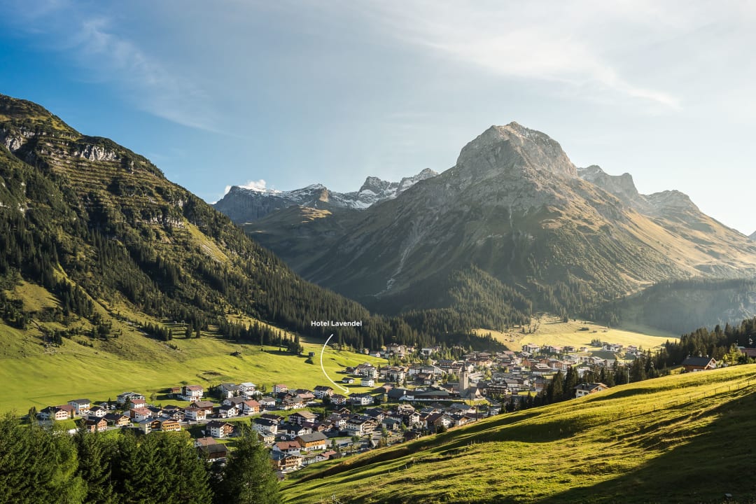 Außenansicht Hotel Lavendel