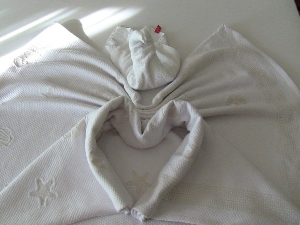 Bettdekoration  Hotel Sirma