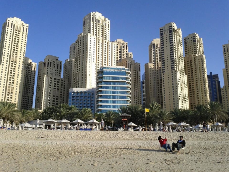 Hilton vom Strand aus Hilton Dubai Jumeirah
