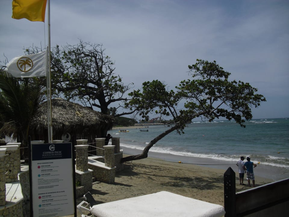 Strand außen und hoteleigener Strandbereich Cofresi Palm Beach & Spa Resort
