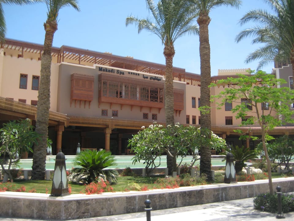 Blick auf Haupteingang Makadi Spa - Adults only