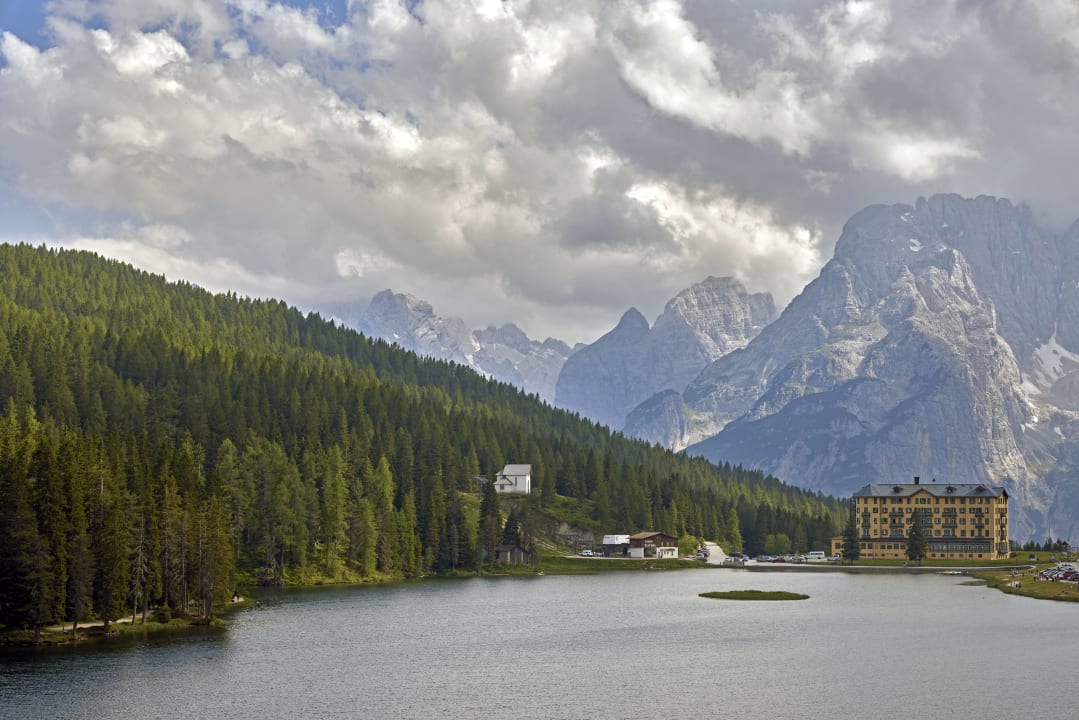 Ausblick Grand Hotel Misurina