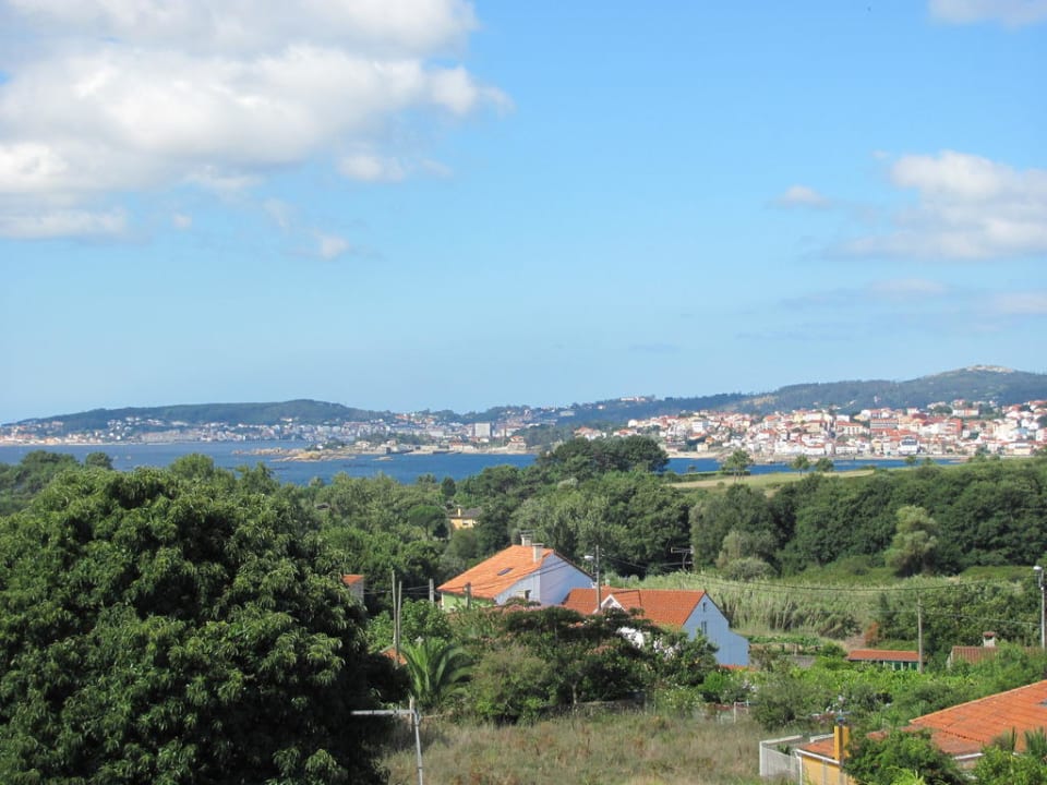 View from balcony poolside Hotel Lombina