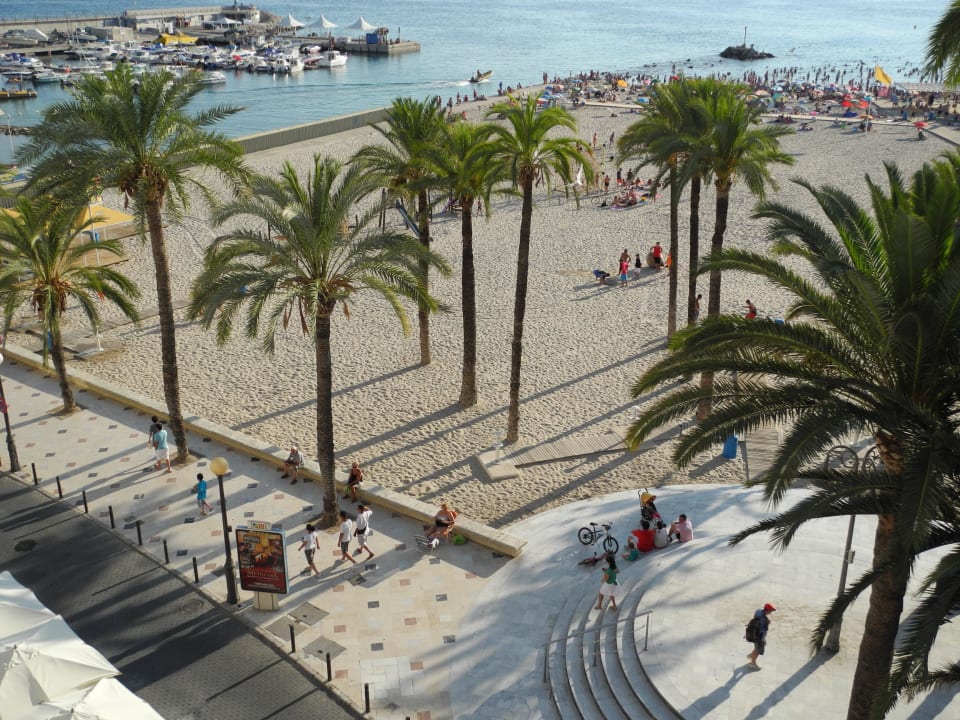 Ausblick von unserem Balkon Hotel Colon