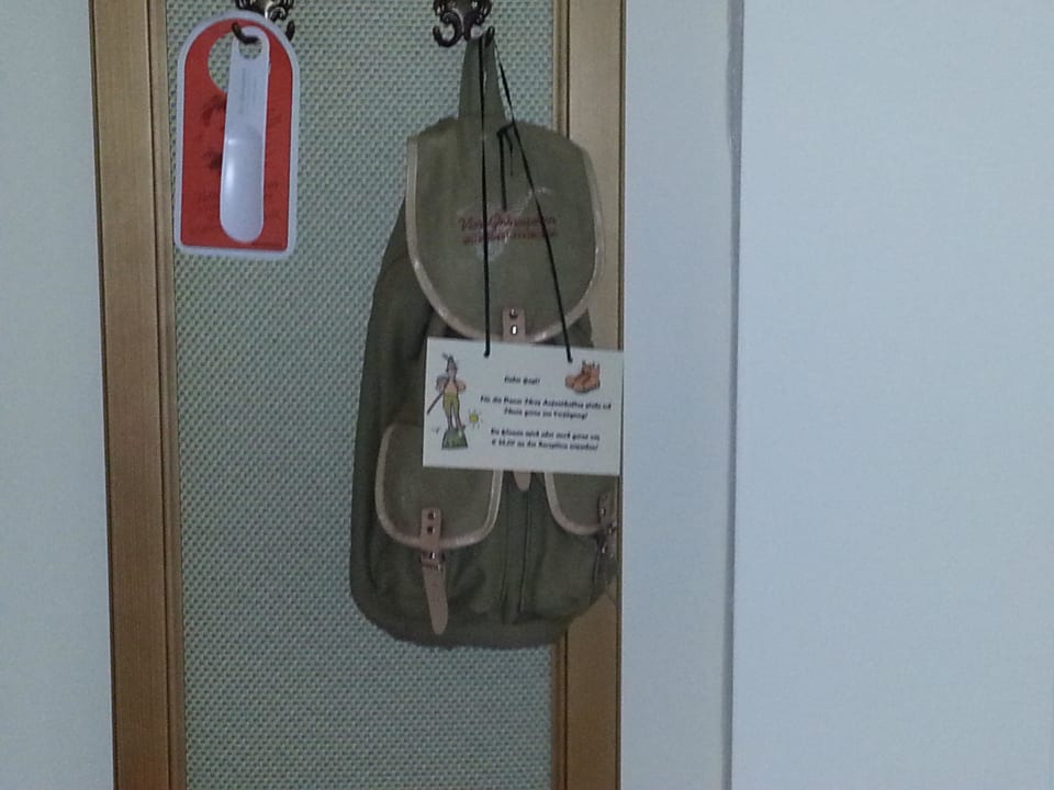 Rucksack zur Verfügung  Wellnessresort Vier Jahreszeiten