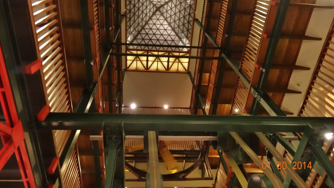 Blick von der Lobby nach oben Heritance Tea Factory