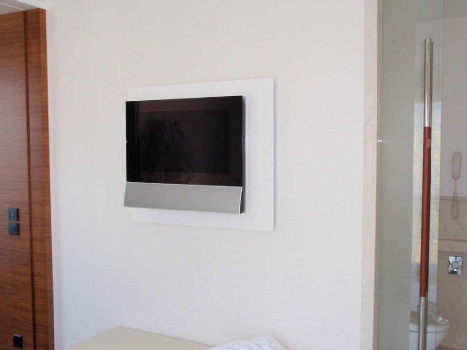 TV im Badzimmer Grand Resort Bad Ragaz