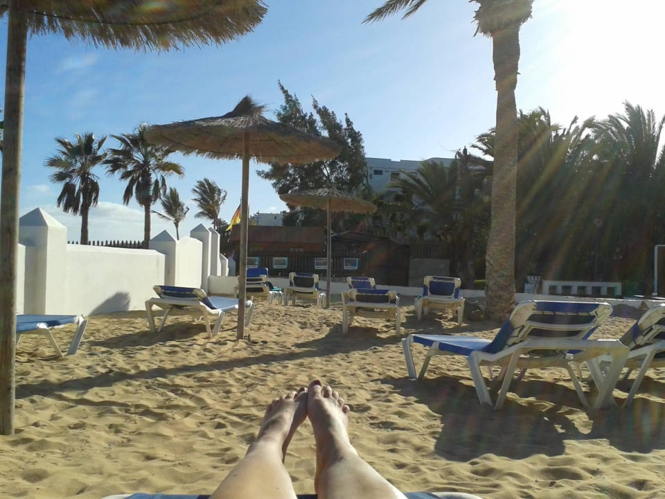 Privatstrand im Hotel SBH Fuerteventura Playa