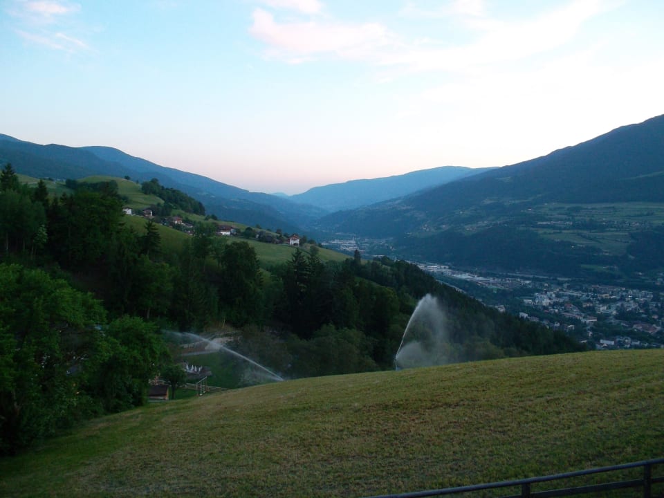 Eisacktal vom Balkon aus Hotel Torgglerhof