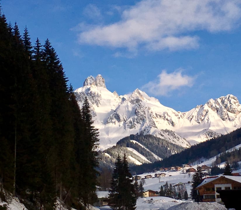 Ausblick Pension Central Filzmoos
