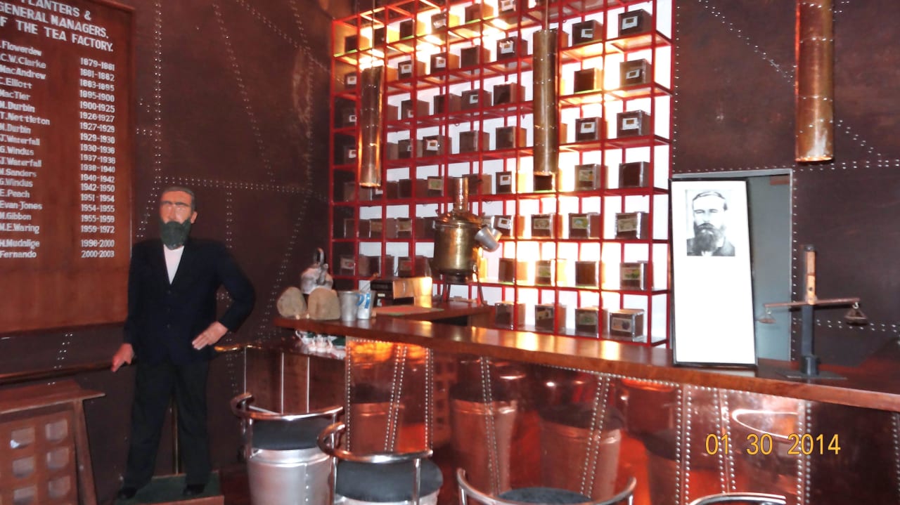 Die Teebar in der Lobby Heritance Tea Factory