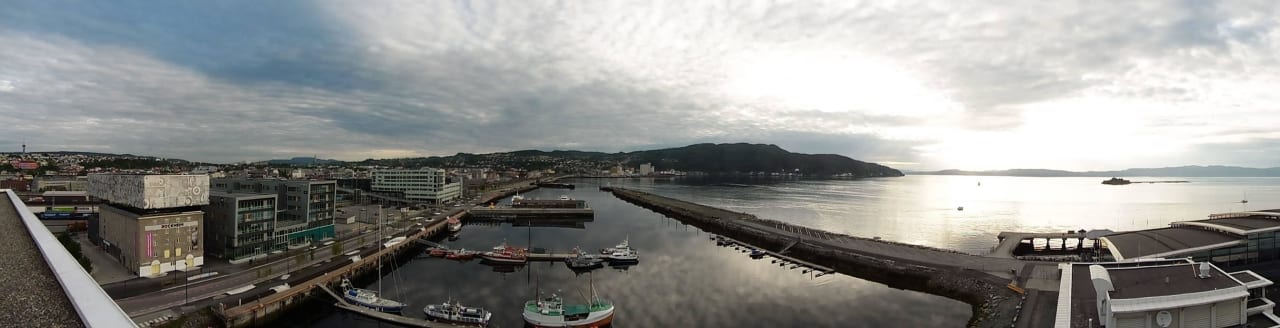 Panorama von der Dachterrasse Clarion Hotel & Congress
