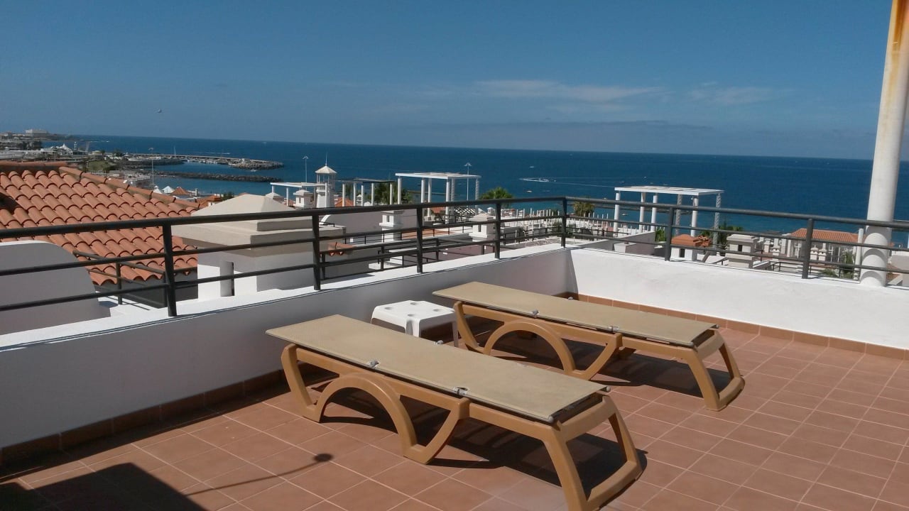 Meerblick von unsere Terrasse Los Olivos Beach Resort