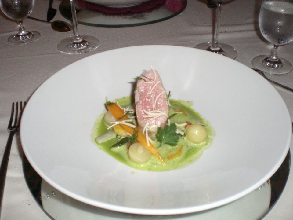 Ein Gang vom Menü Wellnessresort Vier Jahreszeiten