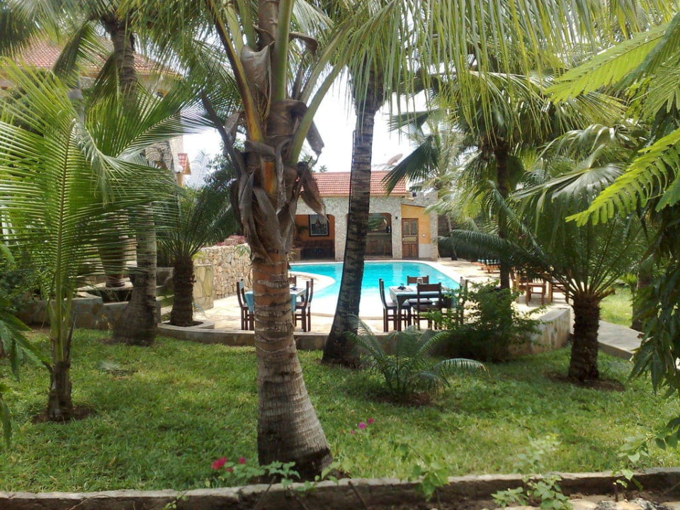 Pool im Garten Tembo Village Resort