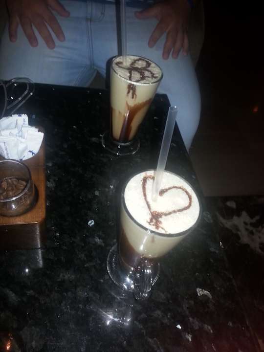Eis Kaffe Latte Vanille, lecker, Pickalbatros Alf Leila Wa Leila Resort - Neverland Hurghada