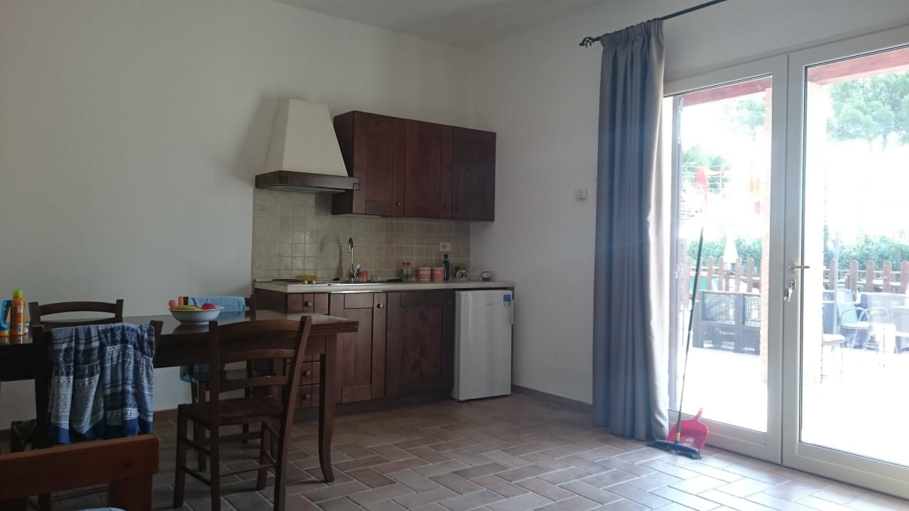 Küchenzeile im Wohnraum Agriturismo Fontelisa