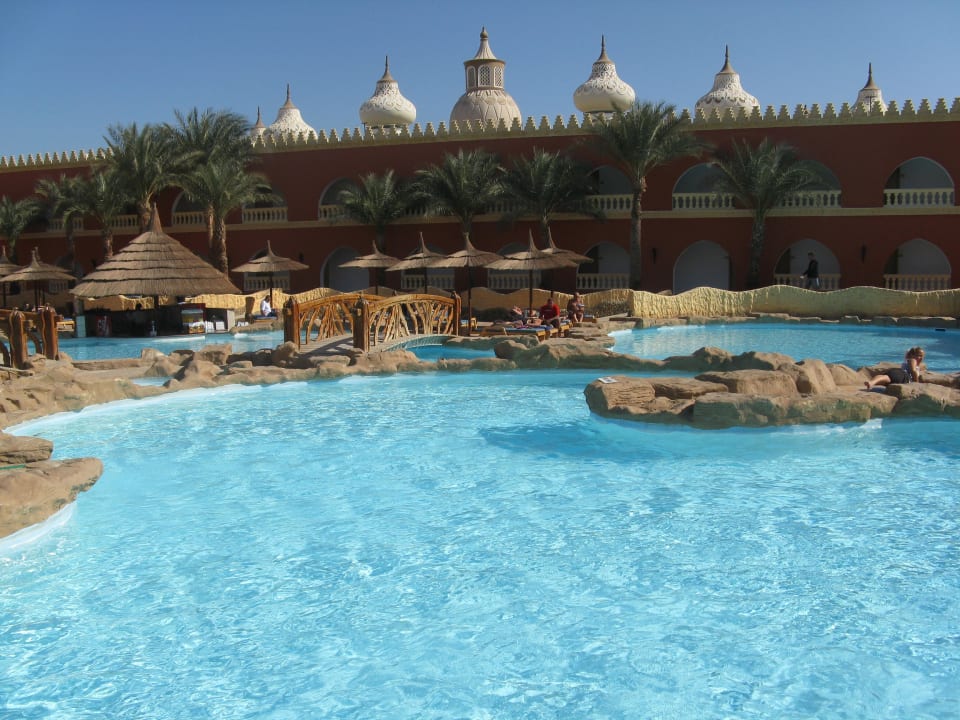 Großer Pool Pickalbatros Alf Leila Wa Leila Resort - Neverland Hurghada
