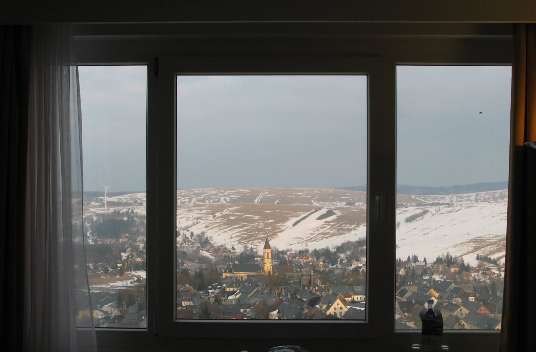 Panoramablick 6er Stock AHORN Hotel Am Fichtelberg