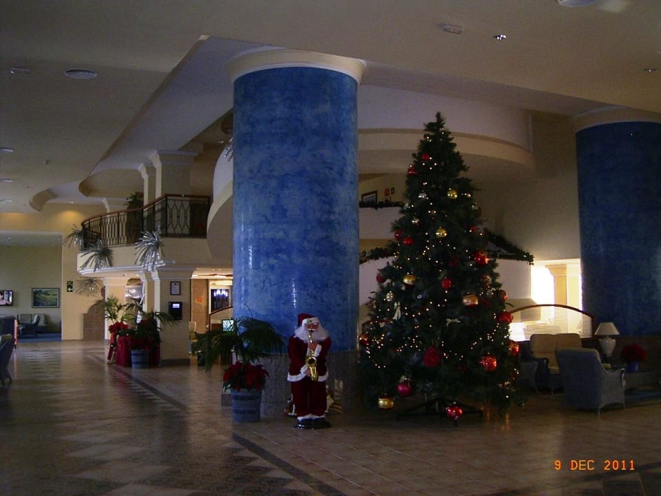 Lobby mit weihnachtlicher Dekoration Hotel Riu Gran Canaria
