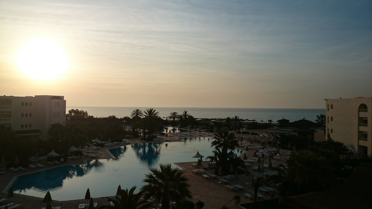 Vom Vordach/ Balkon Sentido Marillia Resort & Spa
