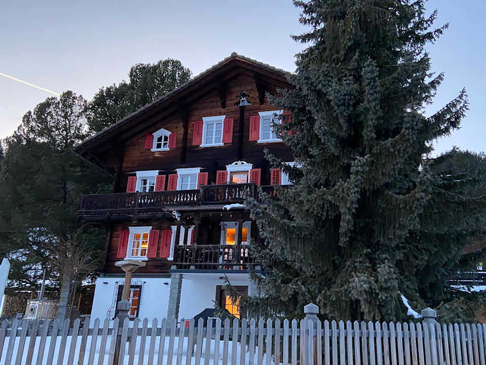 Außenansicht Ferienhaus Chalet Riedji