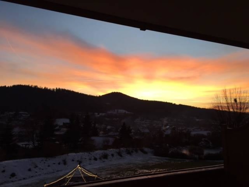 Sonnenuntergang Hotel Bergknappenhof