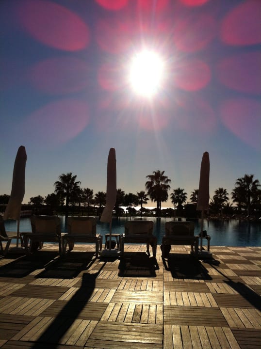Kalt aber sonnig und klarer Himmel Voyage Belek Golf & Spa