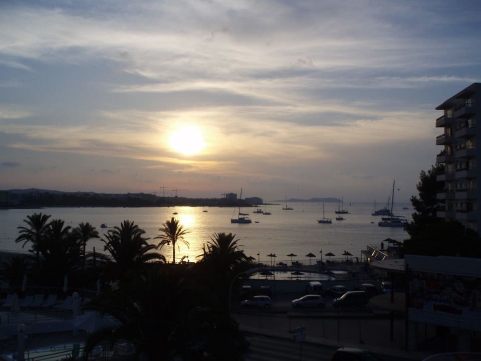 Von unserem Balkon Zimmer 231 Hotel Osiris