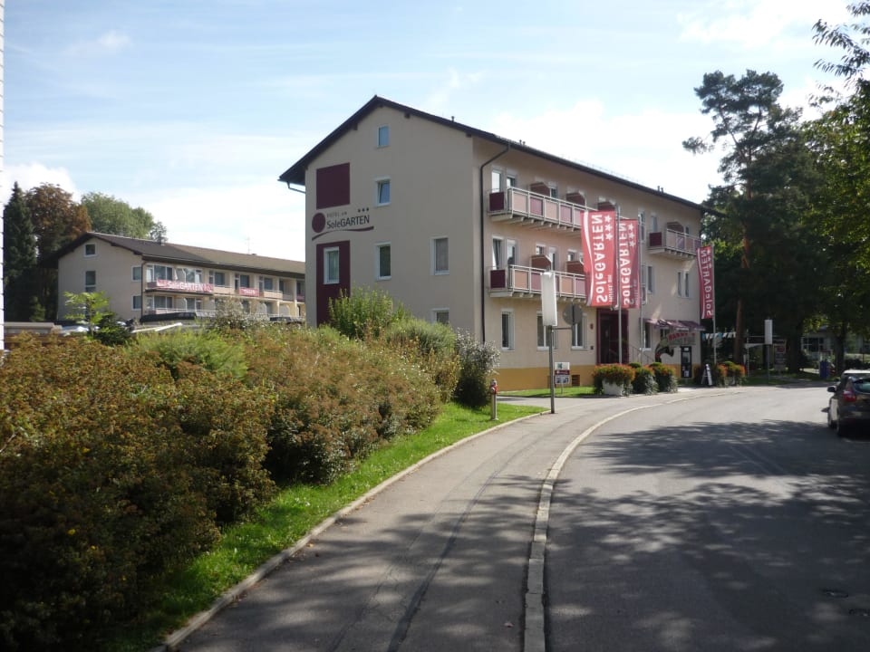 Spielstraße Aussenansicht Hotel am SoleGarten