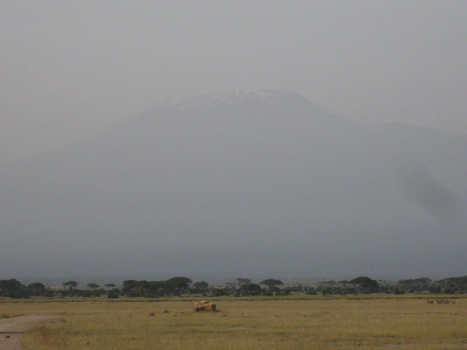 Kilimandscharo im Hintergrund Ol Tukai Lodge
